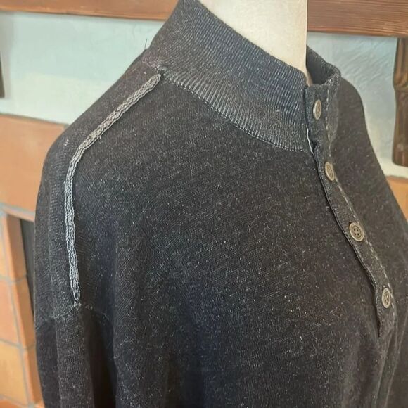 Zenfari Life is a Festival Cotton 1/4 Button Pullover, XXL! - Picture 4 of 10